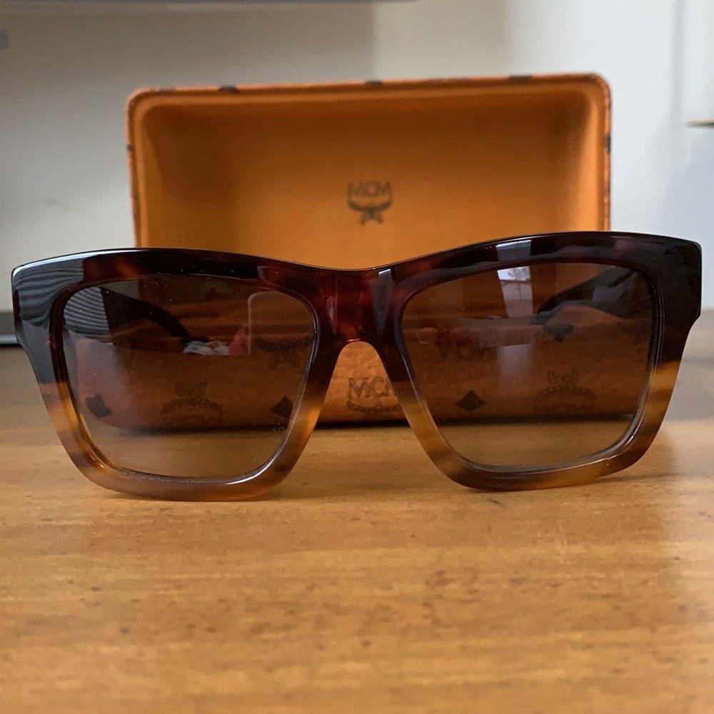 MCM Red Havana New 607S 634 Plastic Style 140mm Sunglasses